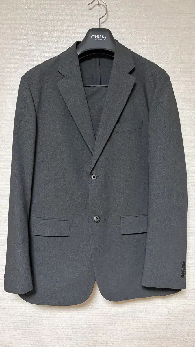 UNIQLO 감탄ジャケット (XL) 감탄パンツ (M) グレー セットアップ 出品