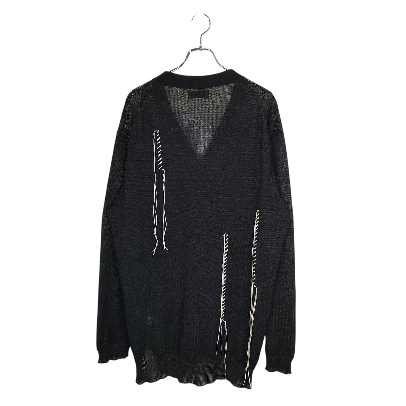 【美品】Yohji Yamamoto Pour Homme カーディガン Yohji Yamamoto pour homme ヨウジヤマモトプールオム 10G PLATED