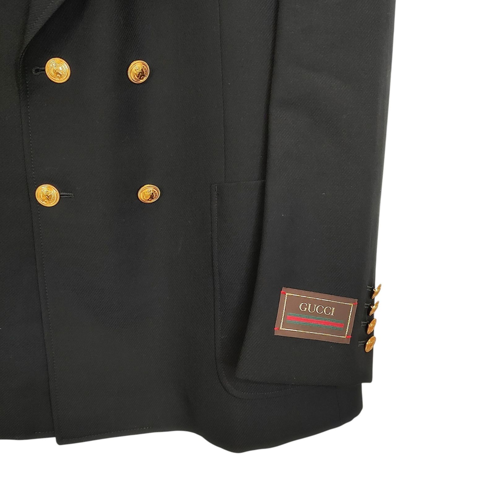 GUCCI グッチ 22AW ウール ダブルブレスト ジャケット 685870 Z568J 50