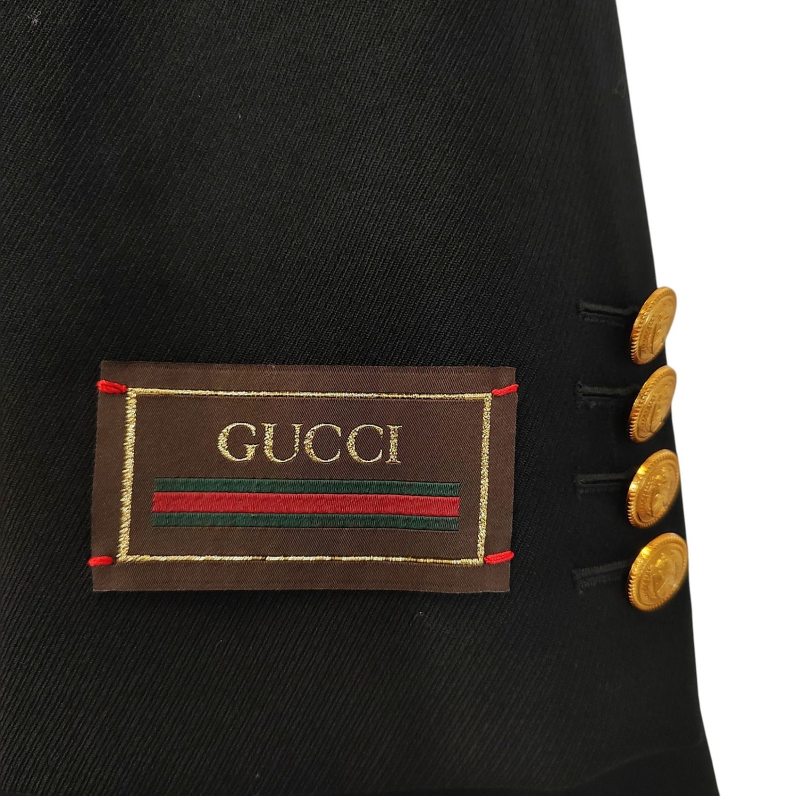 GUCCI グッチ 22AW ウール ダブルブレスト ジャケット 685870 Z568J 50