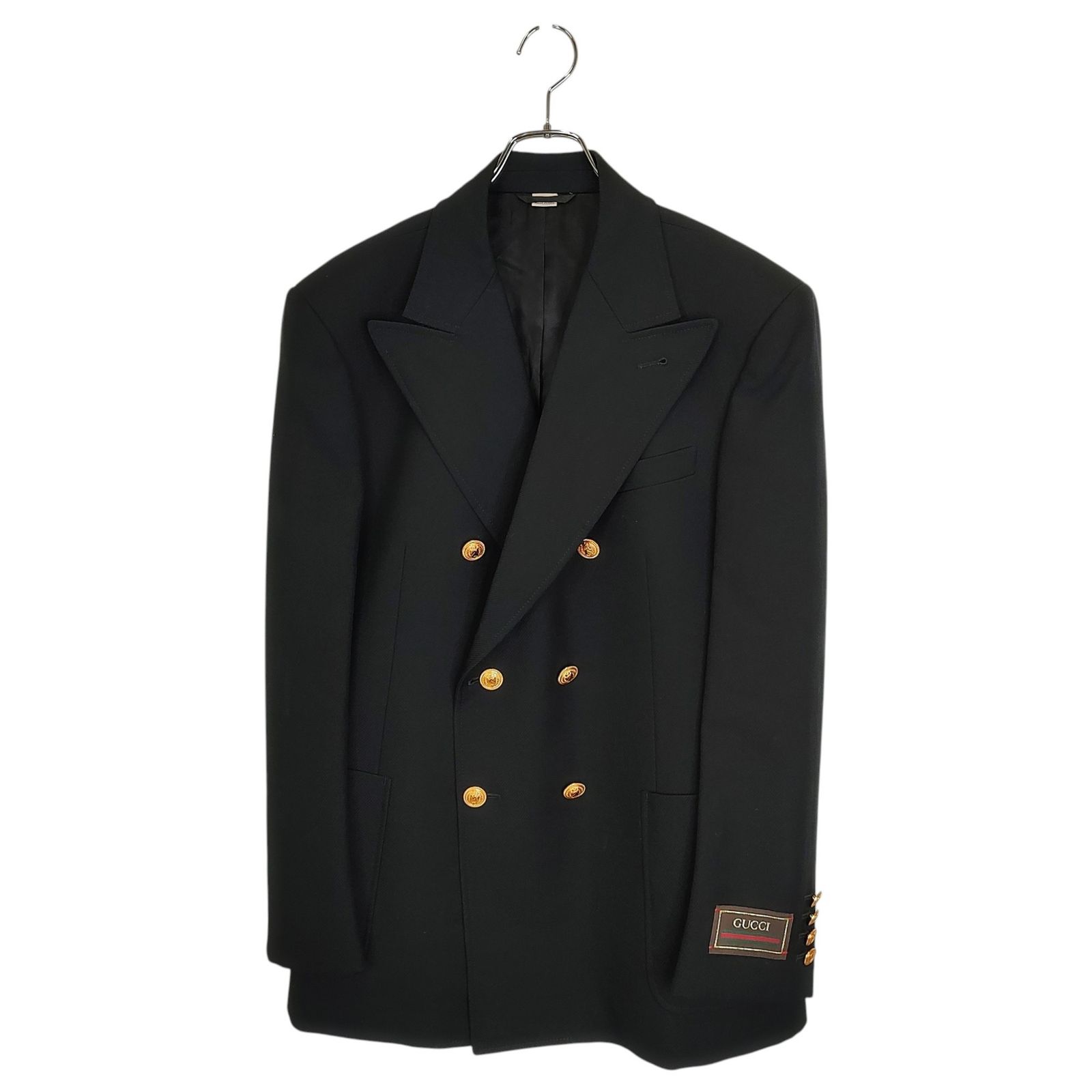 GUCCI グッチ 22AW ウール ダブルブレスト ジャケット 685870 Z568J 50