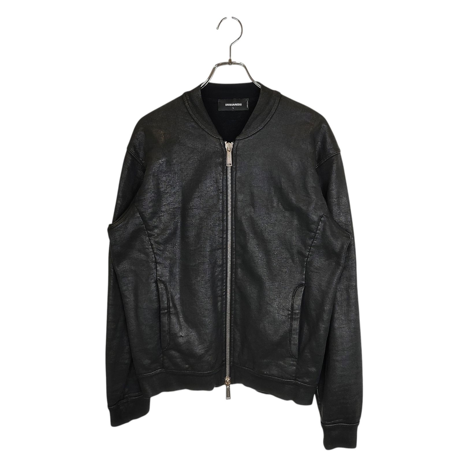 DSQUARED2 ディースクエアード コーティング ライダースジャケット