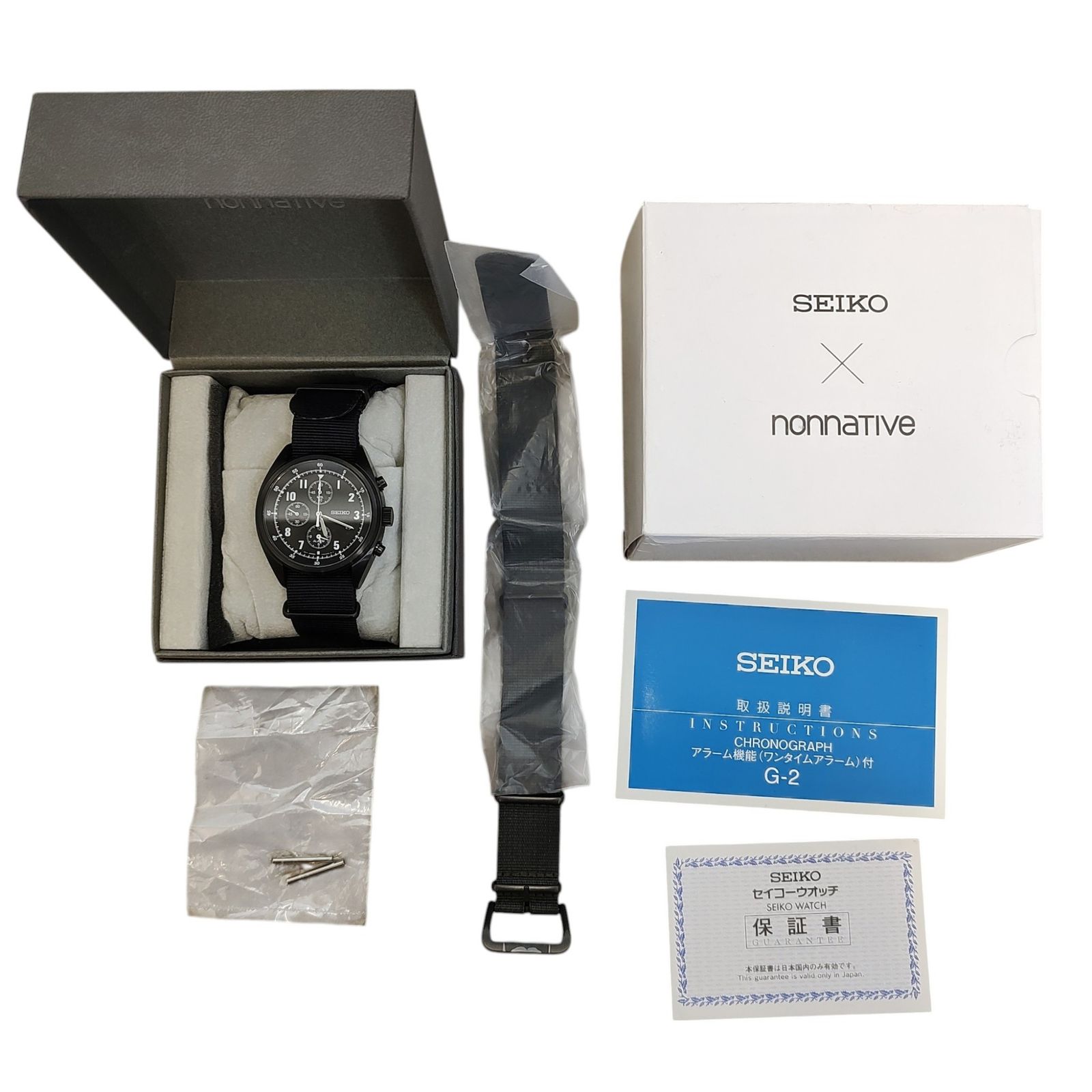 NONNATIVE ノンネイティブ ×SEIKO 500本限定 CHRONOGRAPH WATCH クロノ 