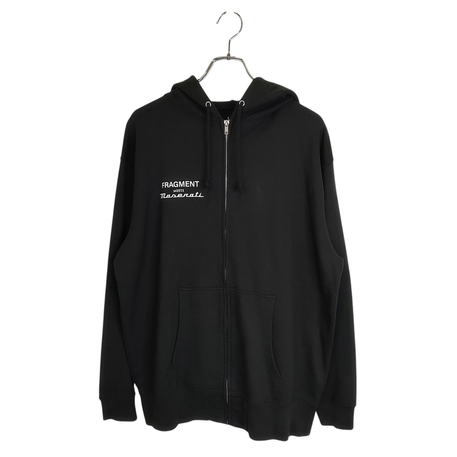 フラグメントデザイン fragment design ×マセラティ/ロゴプリントジップアップパーカー メンズ L fragment design フラグメント デザイン x MASERATI マセラティ