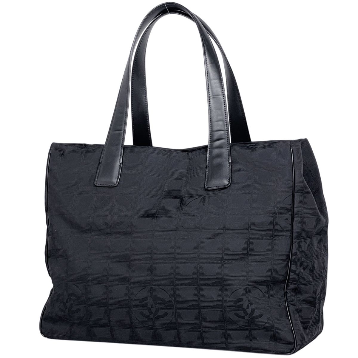 シャネル CHANEL ニュートラベルライン トートMM ココマーク 