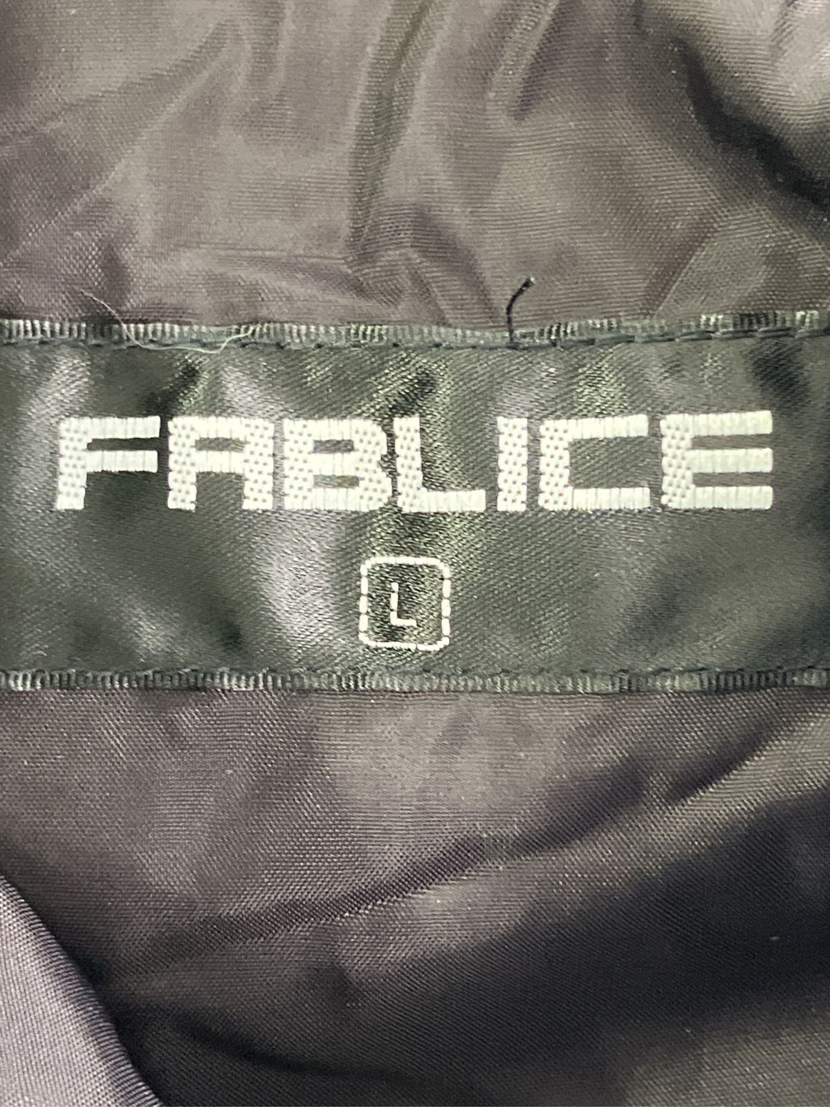 FABLICE マウンテンパーカー L ブルー ナイロン その他総柄 ミドル丈 