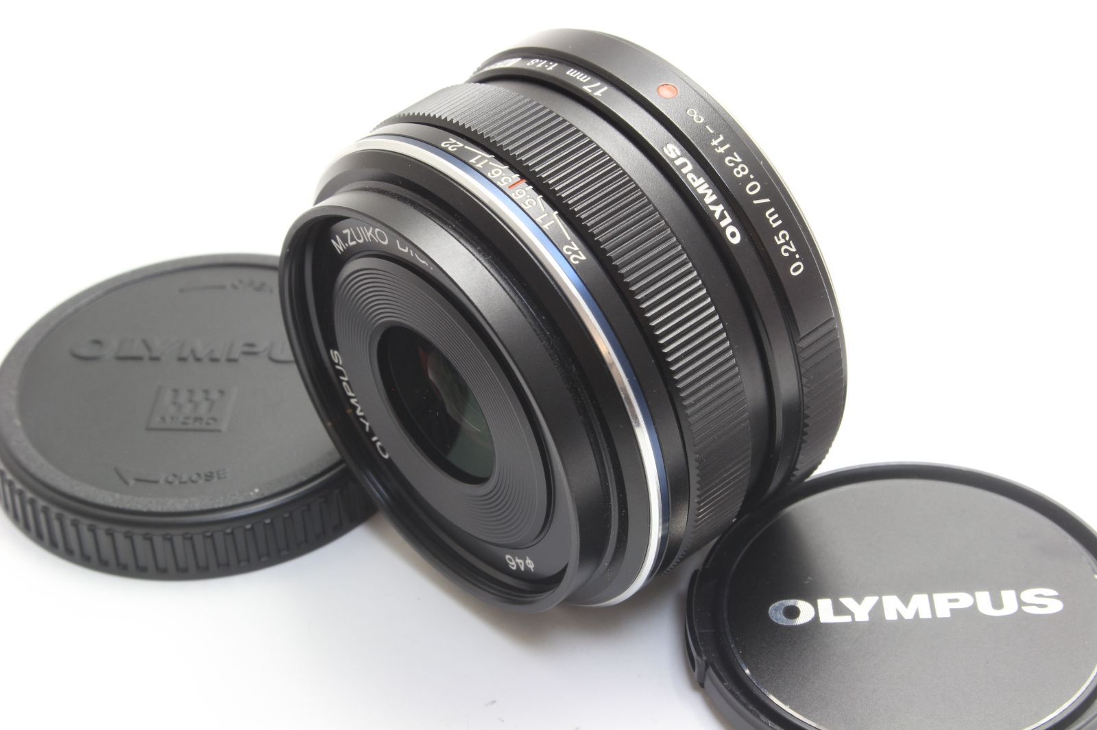 AA (新品級) OLYMPUS オリンパス M.ZUIKO DIGITAL 17mm F1.8 ブラック 初期不良返品無料 6-29
