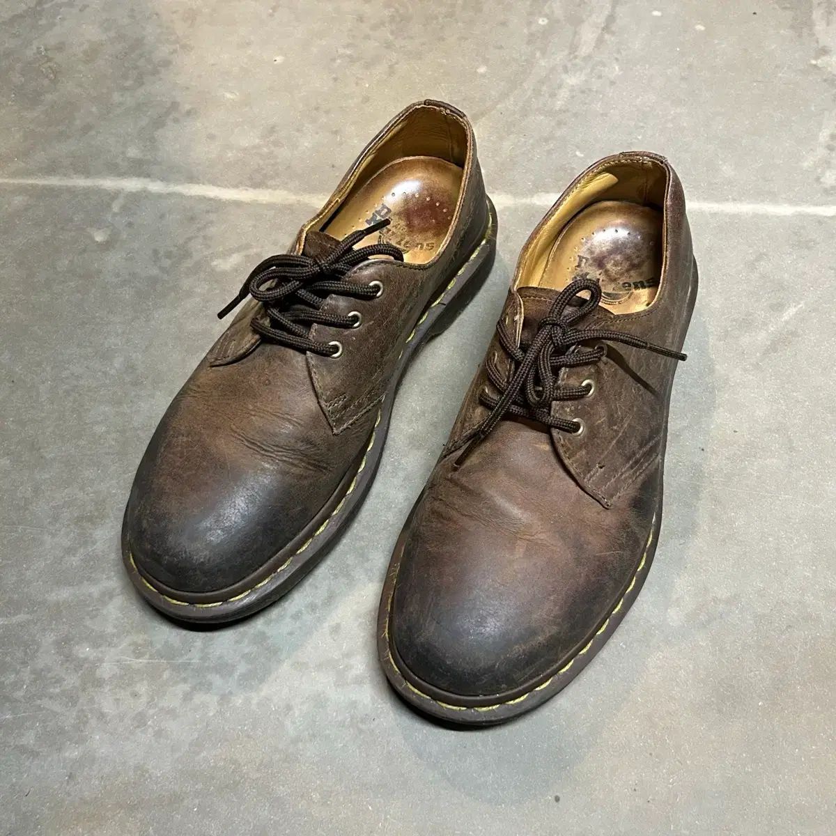 DR. MARTENS 1461 Hot Sauce Crazy Ver. ブラウン 靴 ダービーシューズ