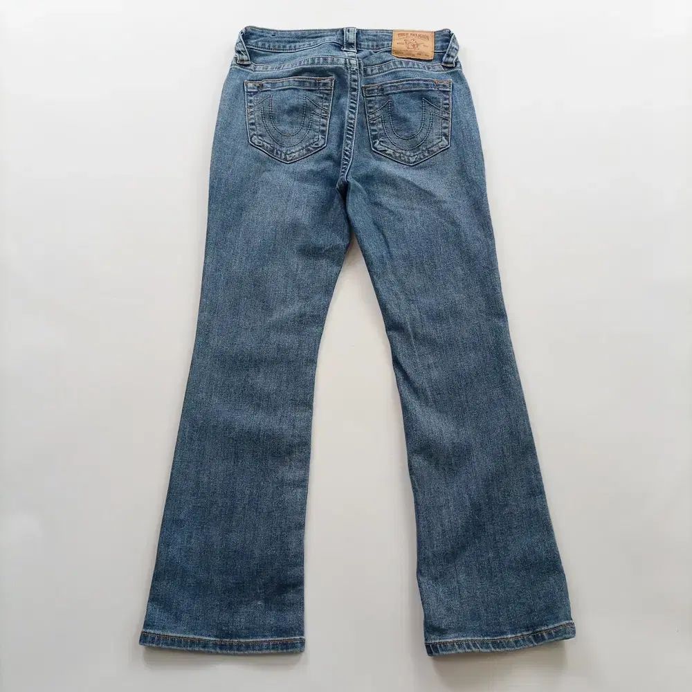 トゥルーレリジョン デニムパンツ サイズ28 スリム ブーツカット デニムパンツ レディース B0873
