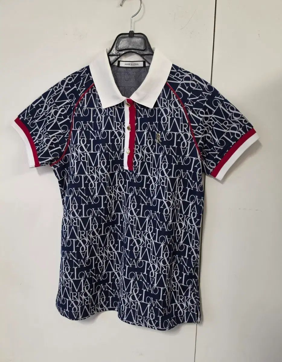 MARK & LONA マークアンドロナ ロゴ パータン 半袖 カラーTシャツ 36