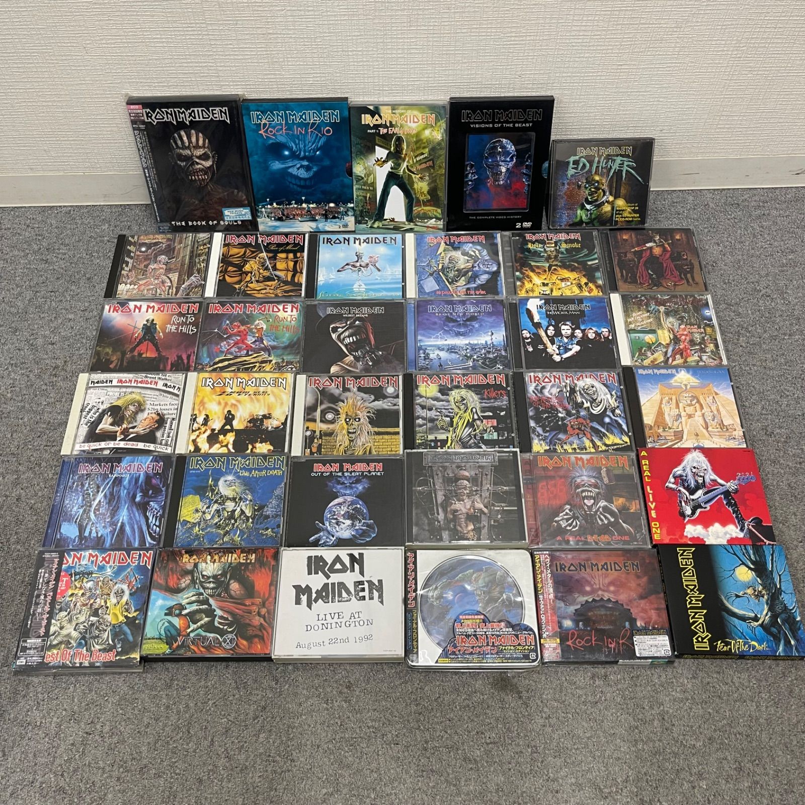 【NPA】IRON MAIDEN アイアンメイデン CD DVD 35本 まとめ
