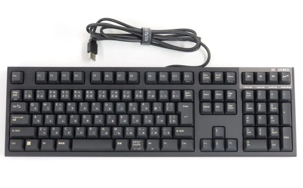 【中古】PCハード 東プレ USBキーボード REALFORCE R3S KEYBOARD (ブラック) [R3SA31]