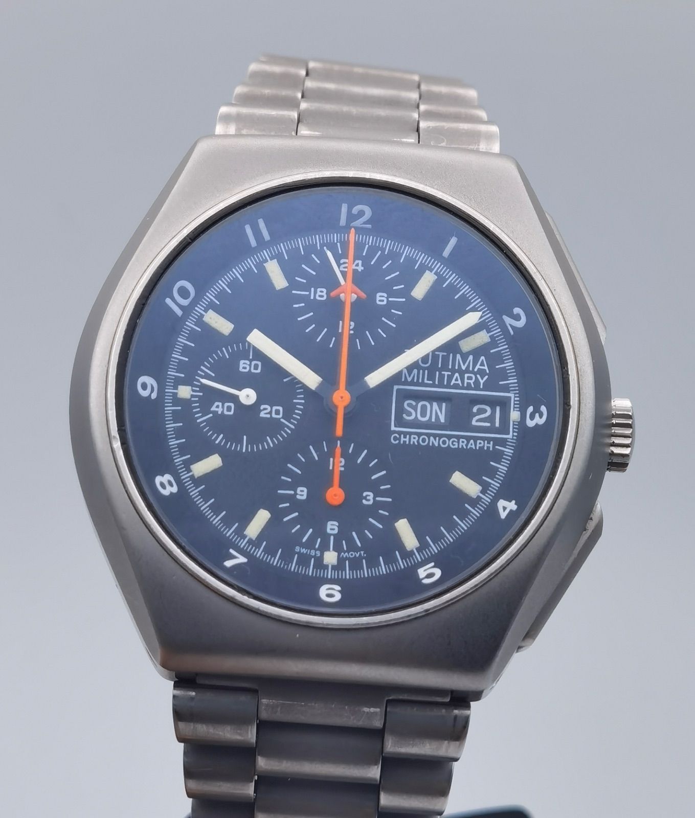 中古 チュチマ TUTIMA ミリタリー クロノグラフ Ref.798-02 Cal.5100