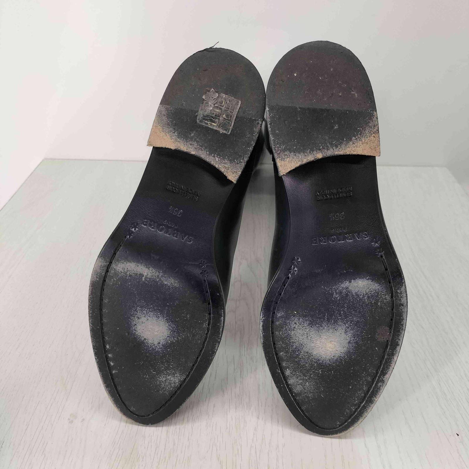 サルトル SARTORE バッククロスストラップ ロングブーツ レディース 36½