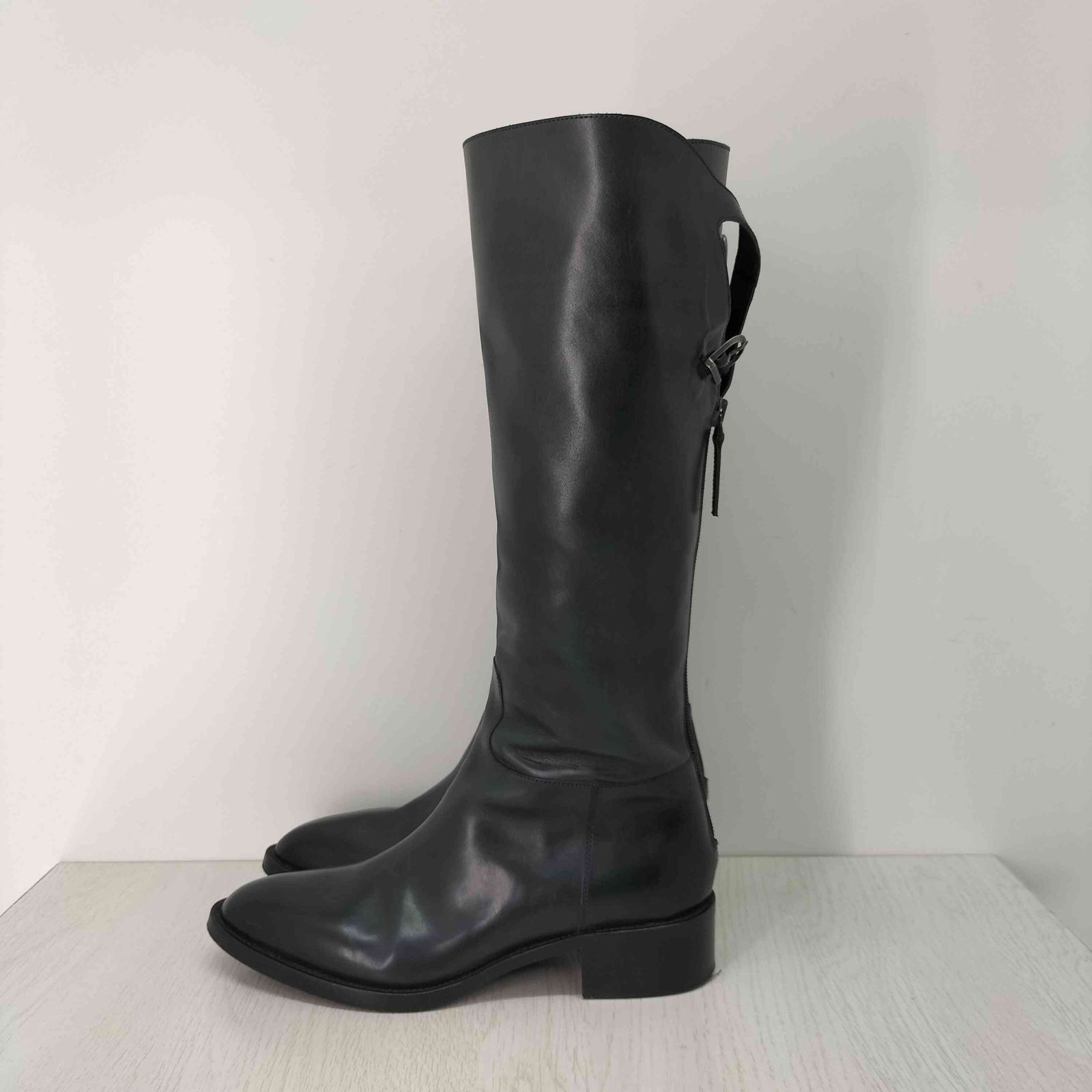 サルトル SARTORE バッククロスストラップ ロングブーツ レディース 36½
