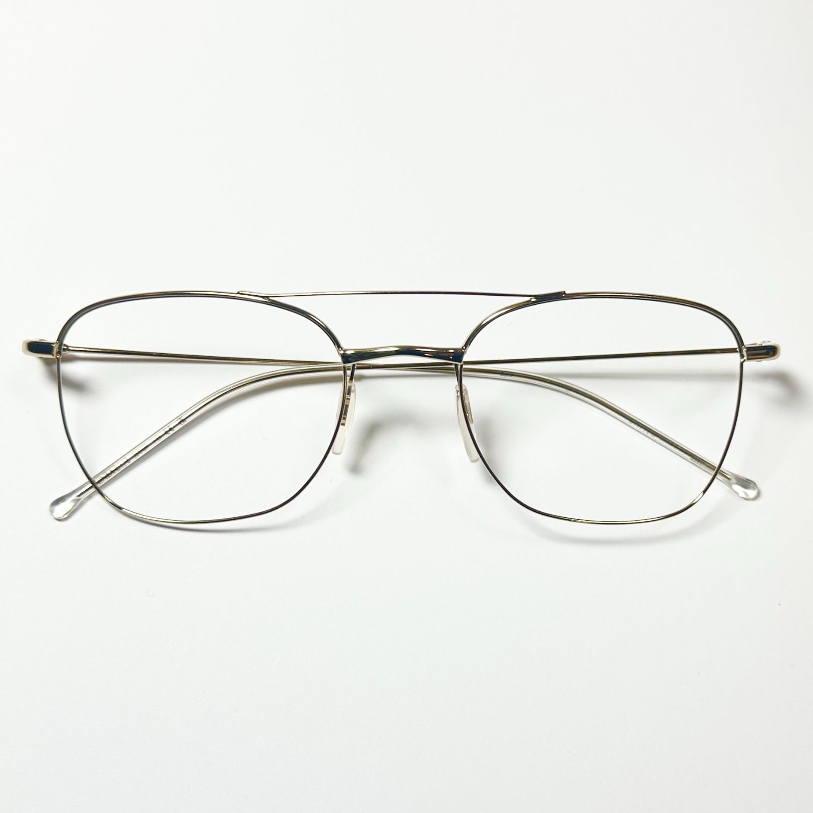 SAFILO サフィロ イタリア製 金色 メガネ 正規・未使用品 | ダブルブリッジ ツーブリッジ 定価52,000円