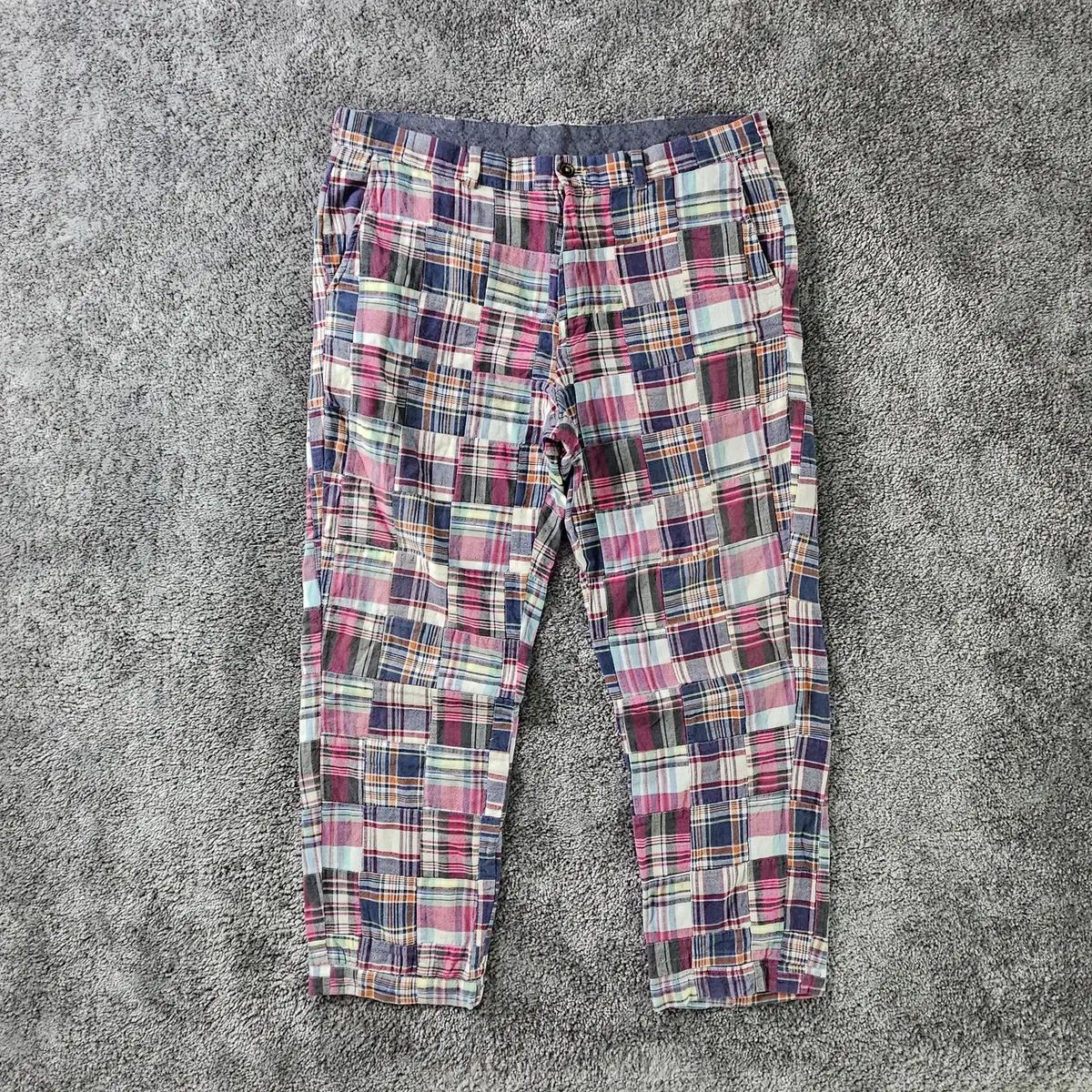 BROOKS BROTHERS CHECK パータン コットン パンツ