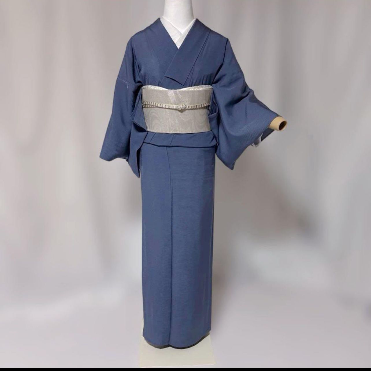 色無地フルセット　正絹　絽　無紋　草花紋紗　紗の袋帯　すくい織　スリーシーズン 正絹 絽 紋付 色無地 フルセット 夏高級正絹紗袷袋帯 夏帯締め 四季
