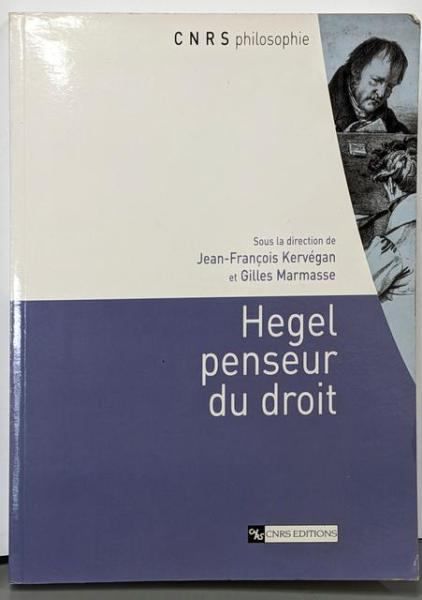【中古】Hegel penseur du droit