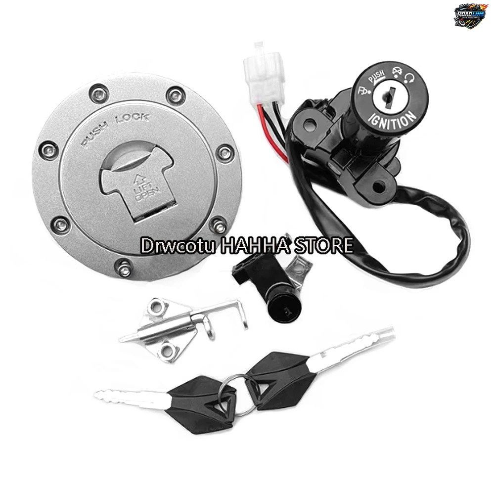 CFMOTO CFNK400 400NK 650NK 650MT 2016-2019用オートバイイグニッションスイッチキー電動ドアロック燃料タンクロックセット
