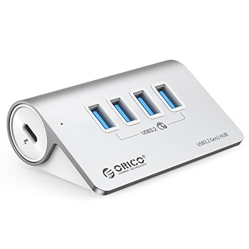 ORICO USB ハブ USB3.0 4ポート 10Gbps高速転送 セルフパワー/バスパワー両対応 USB Aデバイス対応 50cmケーブルと変換アダプタ付き Windows/Linux/Mac OS/Android等OS PC/タブレッ 4066ef96