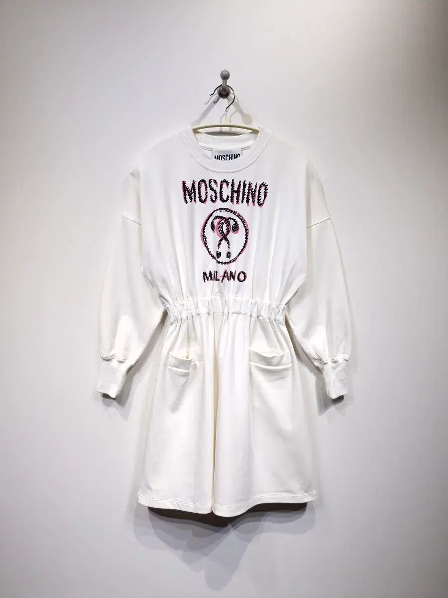 MOSCHINO モスキーノ コットン ミニ ONE PIECE/ワンピース