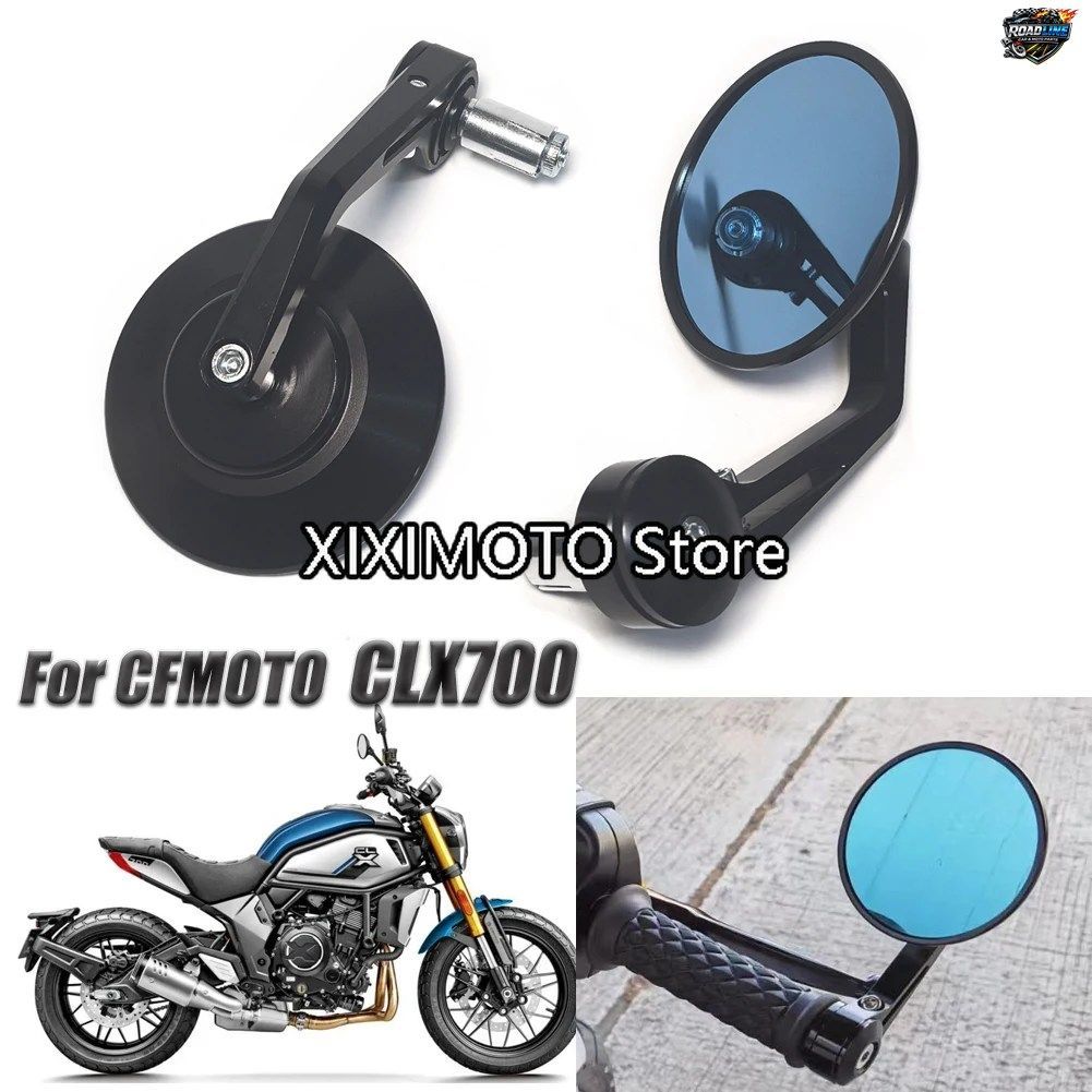 CFMOTO 700 CLX CLX700 CF700 オートバイ用ハンドルバーバックミラー角度調整折りたたみ式リバースハンドルバーエンドサイドミラー
