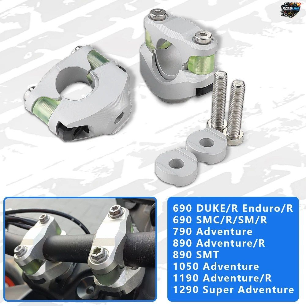 1290 SUPER ADVENTURE、790 ADV、1190 ADVENTURE、690 DUKE用モーターサイクルハンドルバーライザーアクセサリーハンドルバーライザー