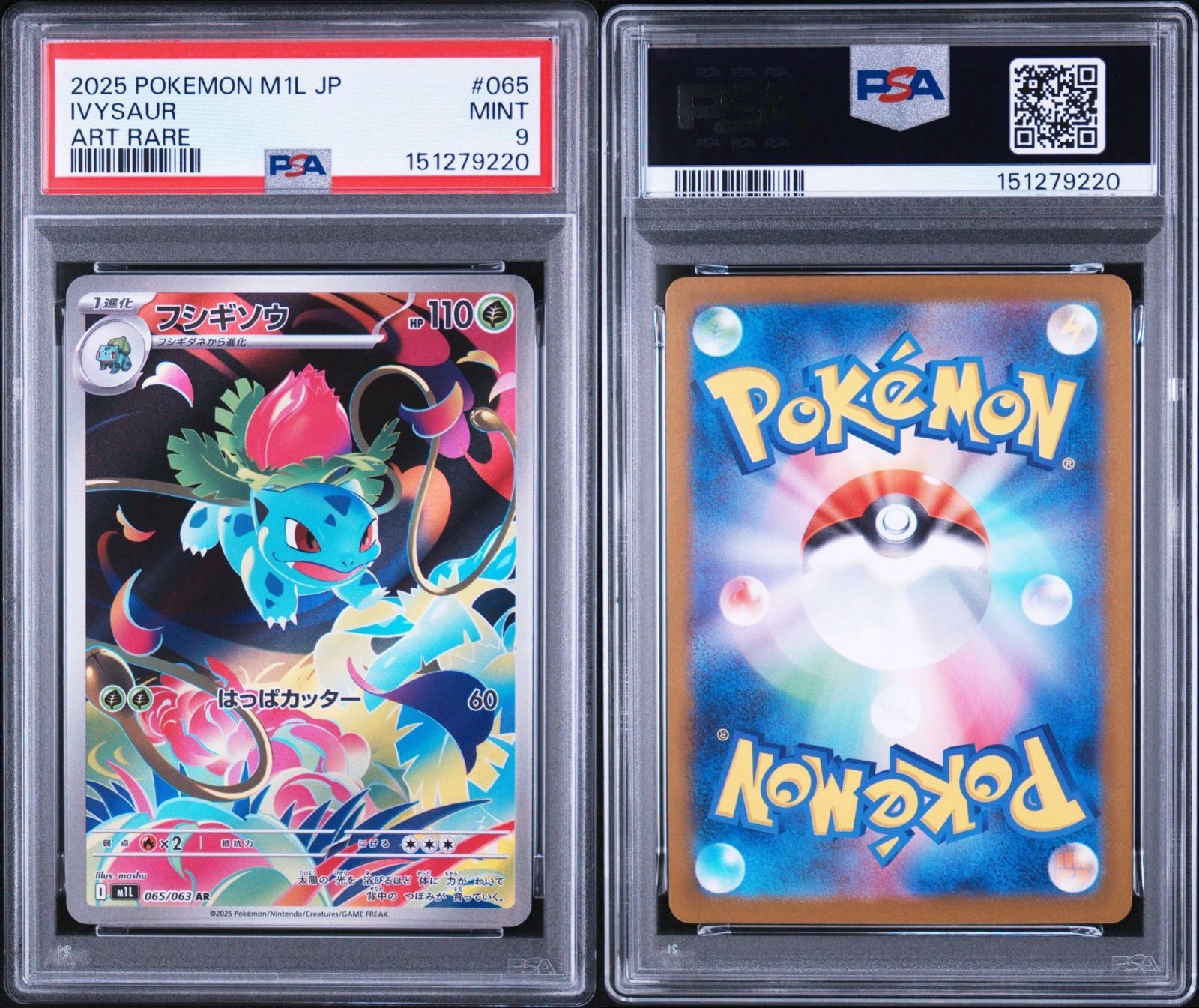 PSA10】メガブレイブ収録 フシギダネ M1L 065/063 AR #9220 - メルカリ