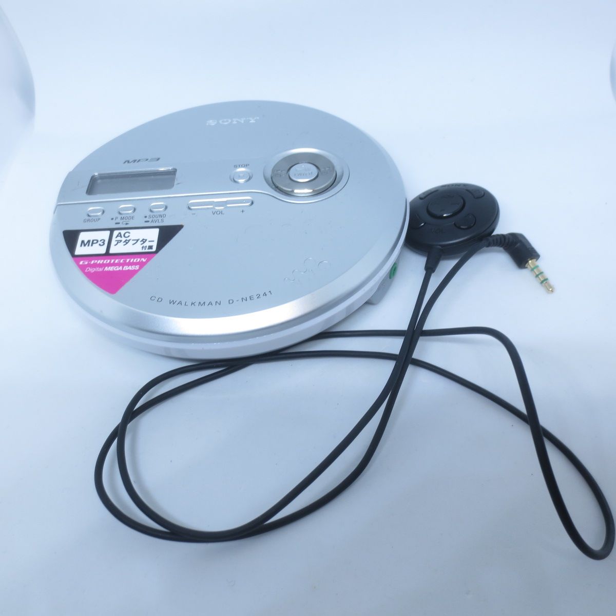 I423 動作品 SONY CD WALKMAN ポータブル CD プレイヤー D-NE241 MP3