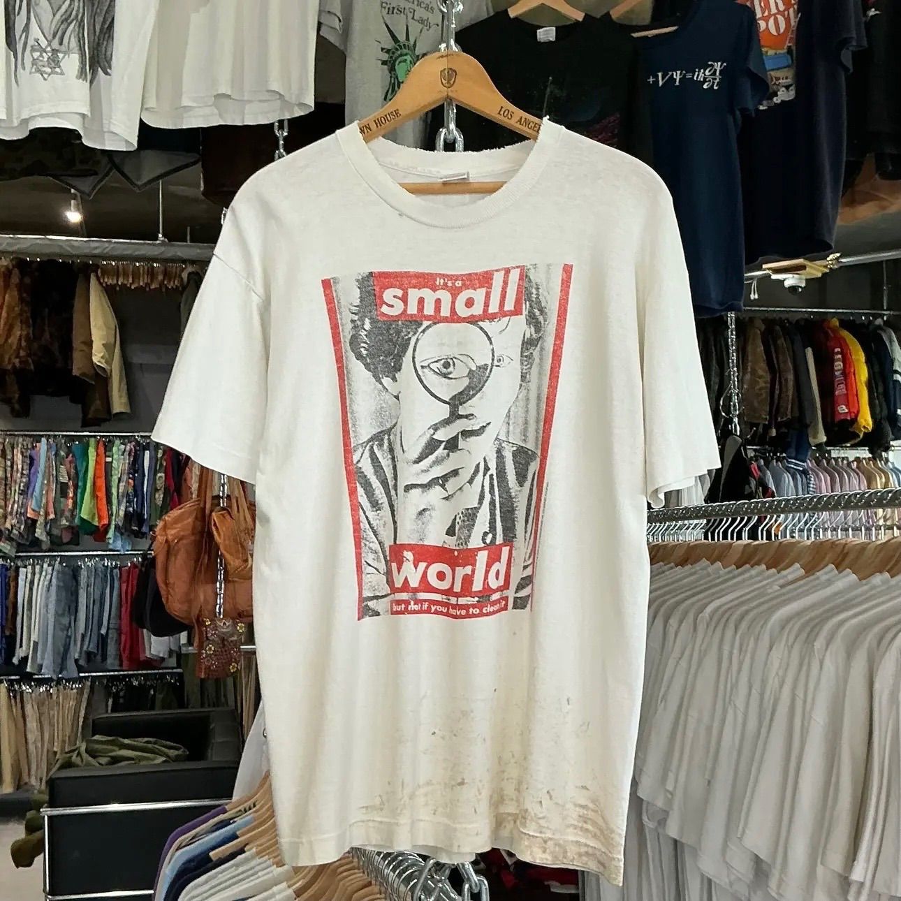 90s FRUIT OF THE LOOM Barbara Kruger Tee フルーツオブザルーム バーバラクルーガー Tシャツ