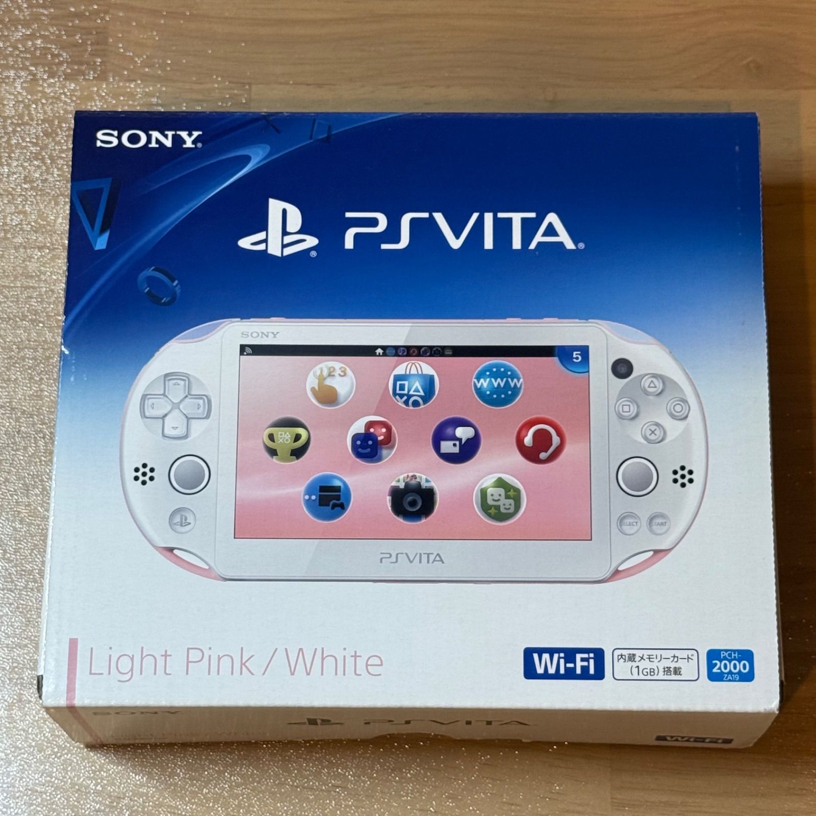 6-081【極美品】PSVITA PCH-2000 ピンク/ホワイト 箱付き