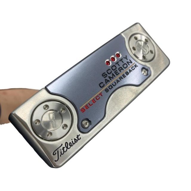 【中古】 タイトリスト SCOTTY CAMERON select SQUAREBACK(2018) 33インチ パター PT スチール (フレックスその他) メンズ 男性用 右利き 右用 Bランク ゴルフクラブ