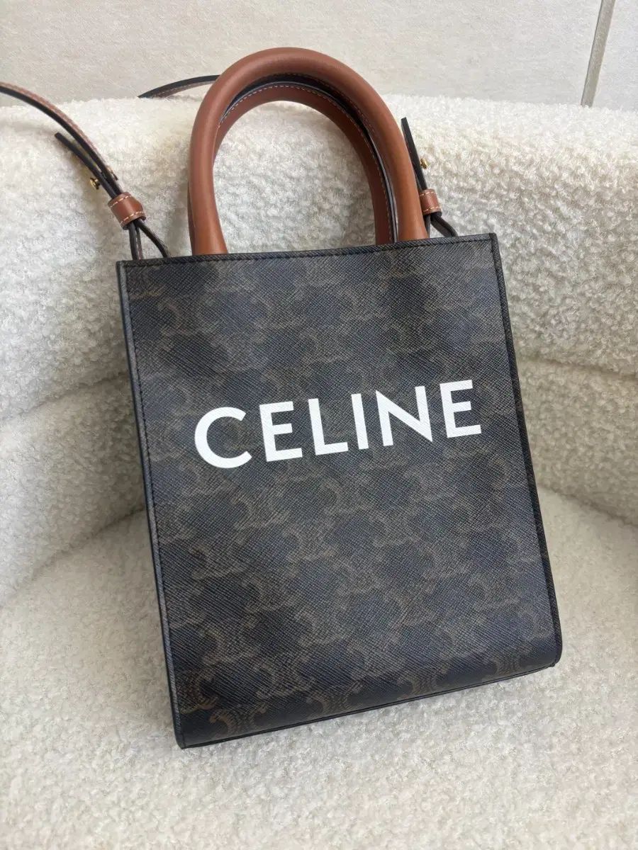 Celine セリーヌ トートバッグ ブラウン ミニ