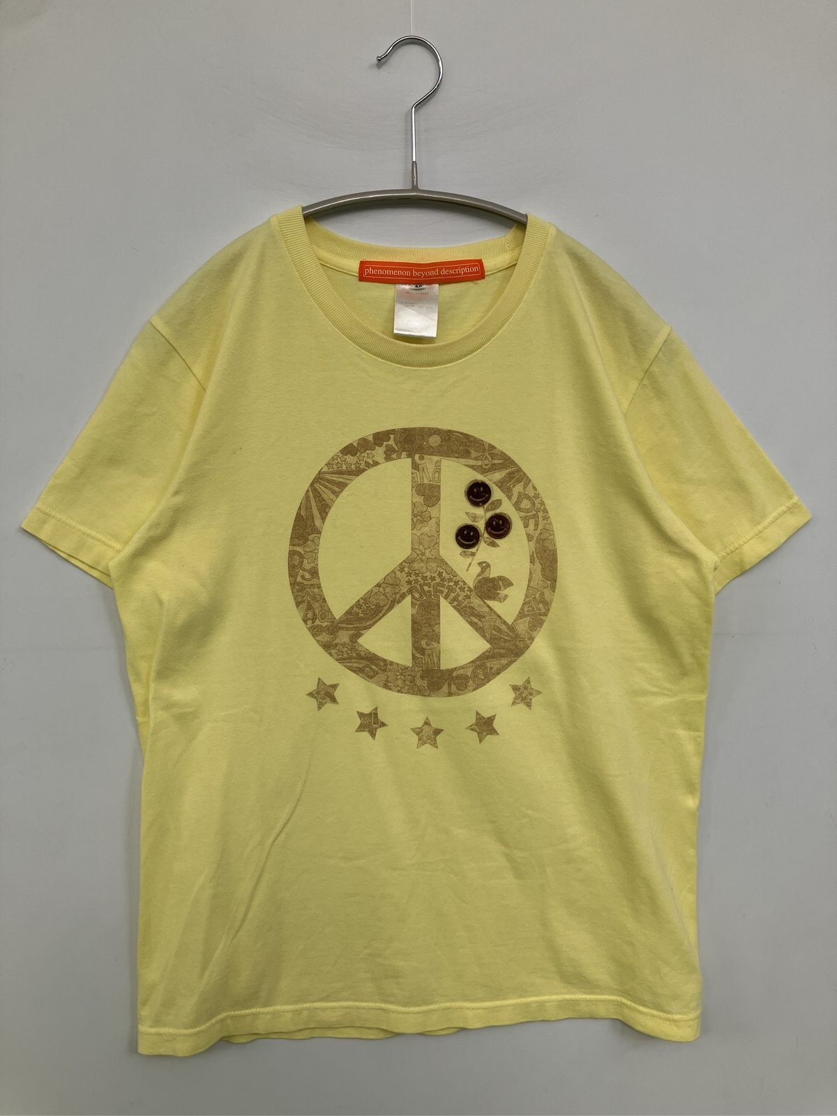 phenomenon beyond description Tシャツ/カットソー 46 イエロー 前面 
