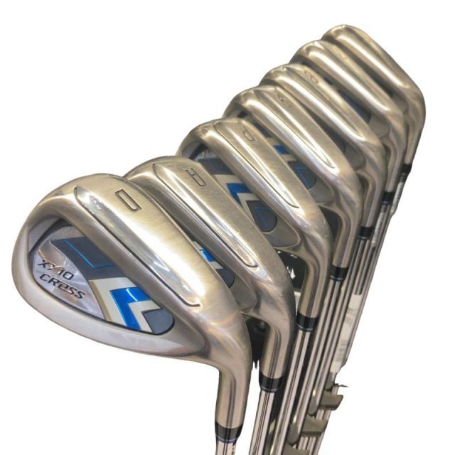 【中古】 ダンロップ XXIO CROSS(2021) 7S アイアンセット IR NS PRO 860GH D.S.T for XXIO (フレックスS) メンズ 男性用 右利き 右用 Cランク ゴルフクラブ