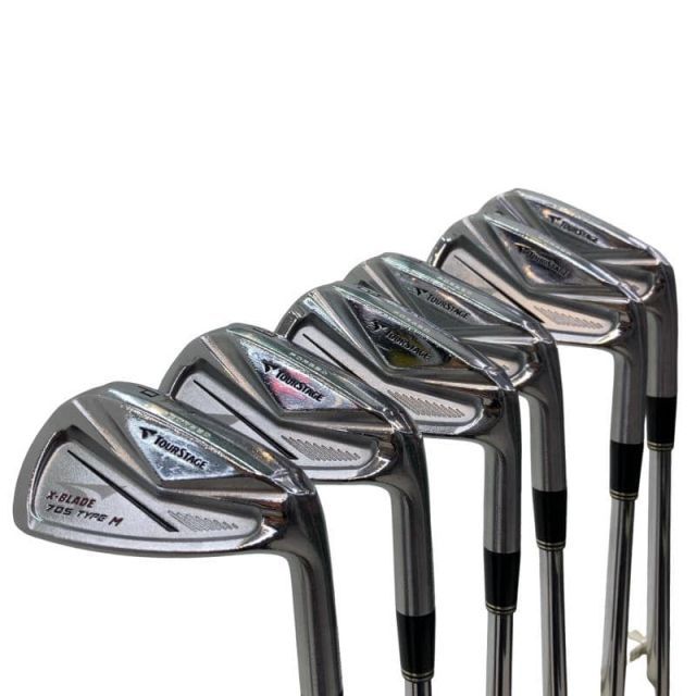 【中古】 ブリヂストン TOURSTAGE X-BLADE 705 TYPE M 6S アイアンセット IR Dynamic Gold (フレックスS) メンズ 男性用 右利き 右用 Cランク ゴルフクラブ 15,610円