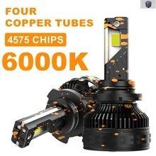 2個入り T8 H7 LED H8 H11 HB4 9006 HB3 9005 H4 LED 車用ヘッドライト 4575 CSP チップ フォグランプ バルブ 6000K CANBUS LED ヘッドライ