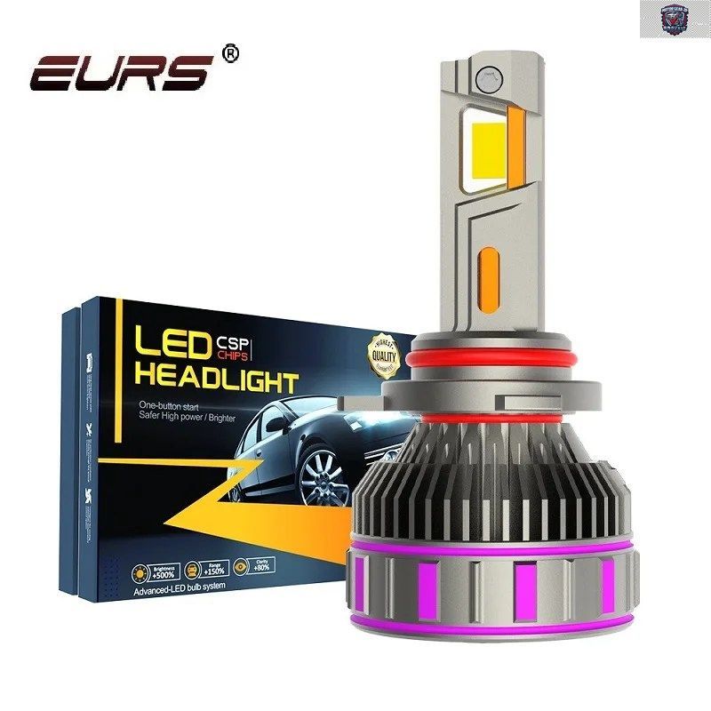 EURS X6 H7 LED H8 H11 HB4 9006 HB3 9005 H4 LED カーヘッドライト 4575 CSP チップ フォグランプバルブ 6000K CANBUS LED ヘッドライトラ