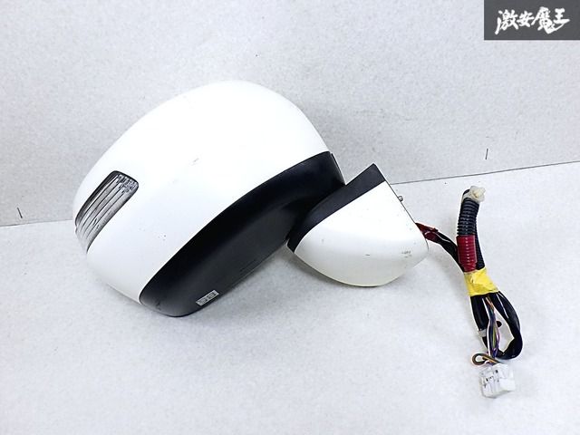 ホンダ 純正 JF1 JF2 N-BOX Nボックス ドアミラー サイドミラー 電動格納 9ピン 右 右側 運転席側 RH ホワイトパール 即納