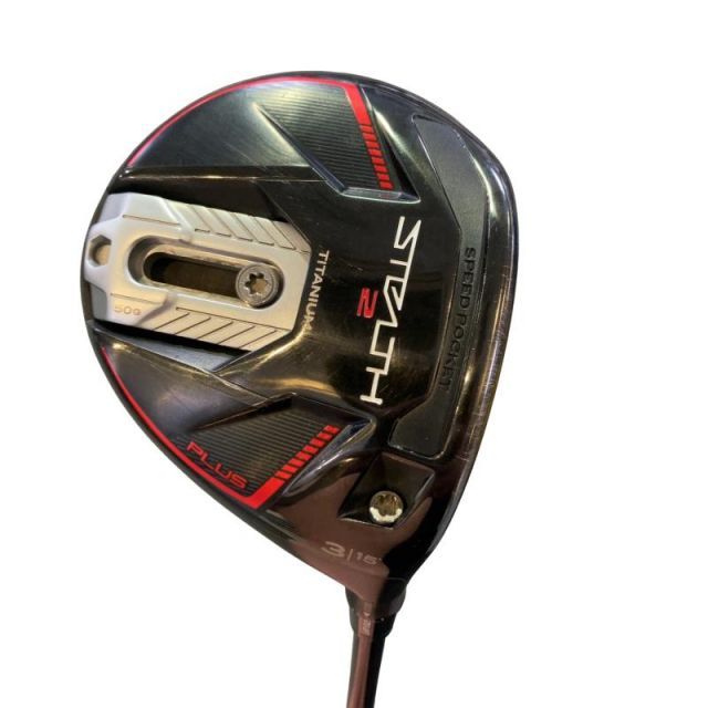 【中古】 テーラーメイド STEALTH2 PLUS 3W フェアウェイウッド FW 純正特注シャフト (フレックスS) メンズ 男性用 右利き 右用 Cランク ゴルフクラブ