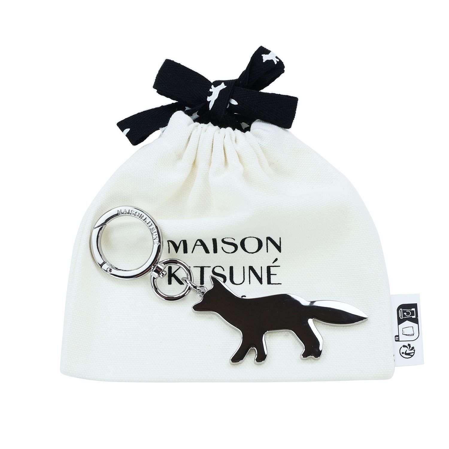 メゾンキツネ MAISON KITSUNE キーリング プロフィール フォックス