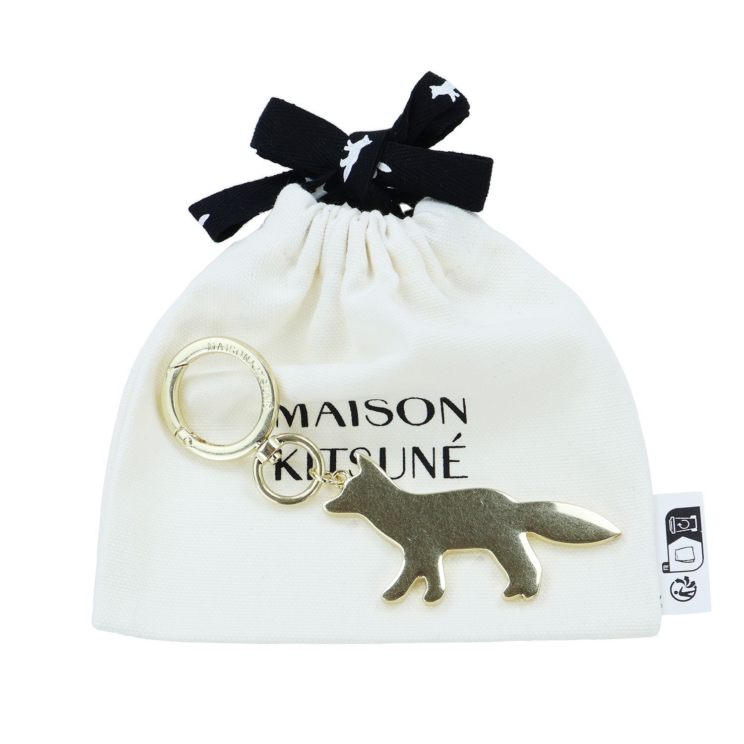 メゾンキツネ MAISON KITSUNE キーリング プロフィール フォックス
