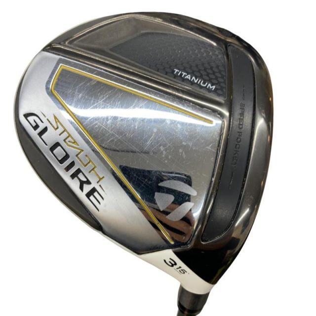 【中古】 テーラーメイド STEALTH GLOIRE 3W フェアウェイウッド FW SPEEDER NX for TM(FW) (フレックスSR) メンズ 男性用 右利き 右用 Cランク ゴルフクラブ