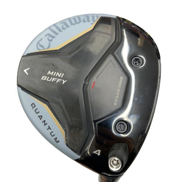 【中古】 キャロウェイ QUANTUM MINI BUFFY 4W フェアウェイウッド FW 純正特注シャフト (フレックスSR) メンズ 男性用 右利き 右用 Bランク ゴルフクラブ