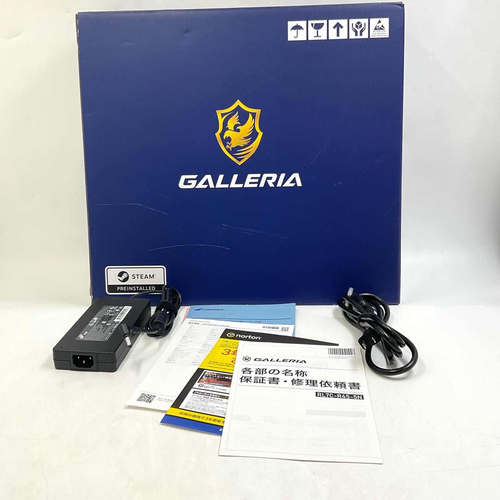 GALLERIA RL7C-R45-5N i7-13620H RTX4050 32GB SSD 512GB 美品 - メルカリ