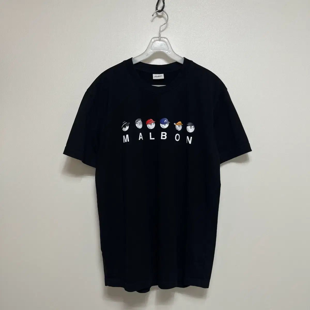 MALBON マルボンゴルフ ユニ バケット タイポグラフィック 半袖 Tシャツ ユニセックス