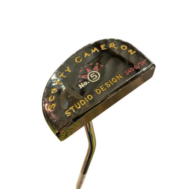 【中古】 タイトリスト SCOTTY CAMERON STUDIO DESIGN 5(2003) 34インチ パター PT スチール (フレックスその他) メンズ 男性用 右利き 右用 Dランク ゴルフクラブ