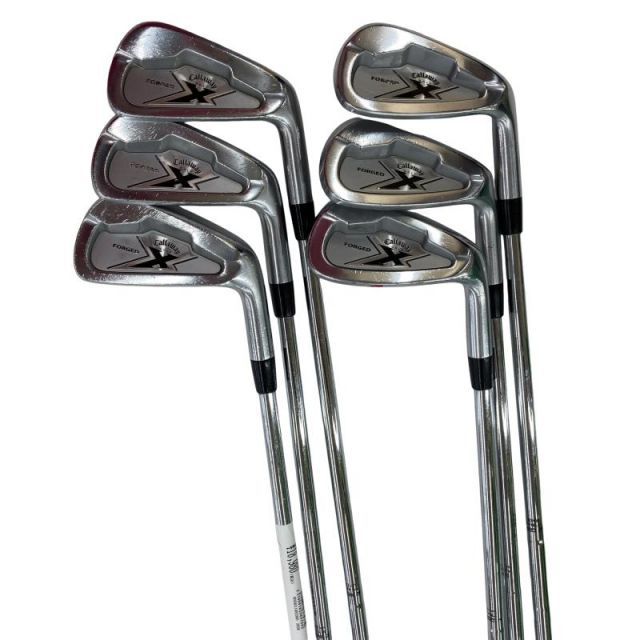 【中古】 キャロウェイ X FORGED 6S アイアンセット IR Dynamic Gold (フレックスS) メンズ 男性用 右利き 右用 Dランク ゴルフクラブ