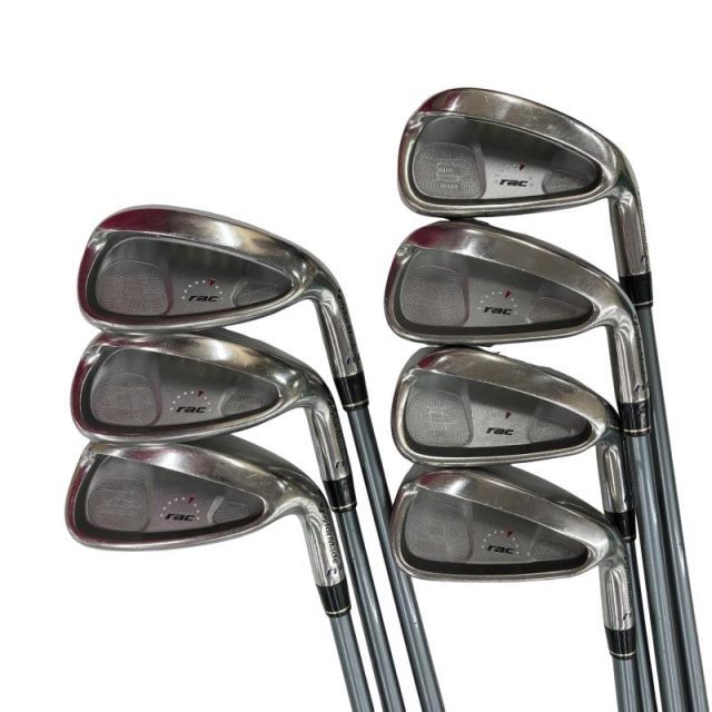 【中古】 テーラーメイド RAC HT 8S アイアンセット IR TM-RAC PLUS 55 (フレックスR) メンズ 男性用 右利き 右用 Cランク ゴルフクラブ
